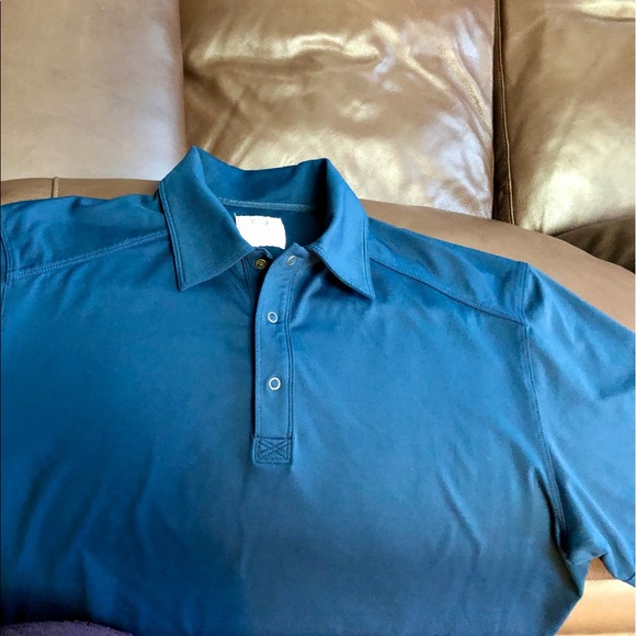 Polo Classic Shirt by Field & Stream in Light Navy Blue Size Small in EUC - Picture 4 of 12